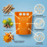 Zotreval Daily Stress Support Powdered Drink Mix lifestyle scene with a calm setting