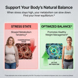 Zotreval Daily Stress Support Powdered Drink Mix mixed in a glass with water