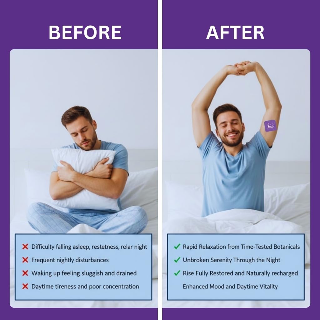 ZOVIRA Lavender Aromatherapy Sleep Patch back view