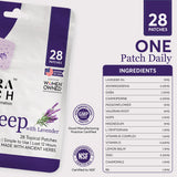 ZOVIRA Lavender Aromatherapy Sleep Patch in use at night