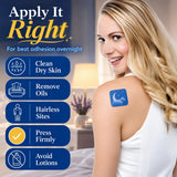ZOVIRA Sleep Patch ingredients list close-up