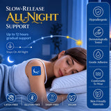 ZOVIRA Sleep Patch on wrist in lifestyle setting