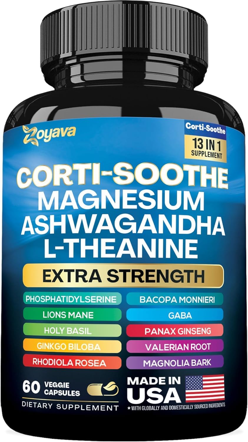 Zoyava Ashwagandha Supplement front view with packaging