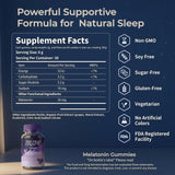 ZRLZJMP Melatonin Gummies packaging side view
