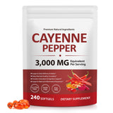 ZROGJBMK Cayenne Pepper Softgels 12-in-1 Blend bottle front view