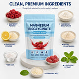 ZRRTXV Magnesium Bisglycinate Gummies on a wooden table