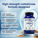 ZRRTXV Nattokinase Supplement 10800 Fu capsule bottle side view