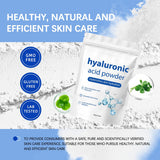 ZTSGU Hyaluronic Acid Powder 100g on a bathroom shelf