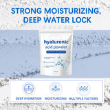 ZTSGU Hyaluronic Acid Powder mixed with skincare products
