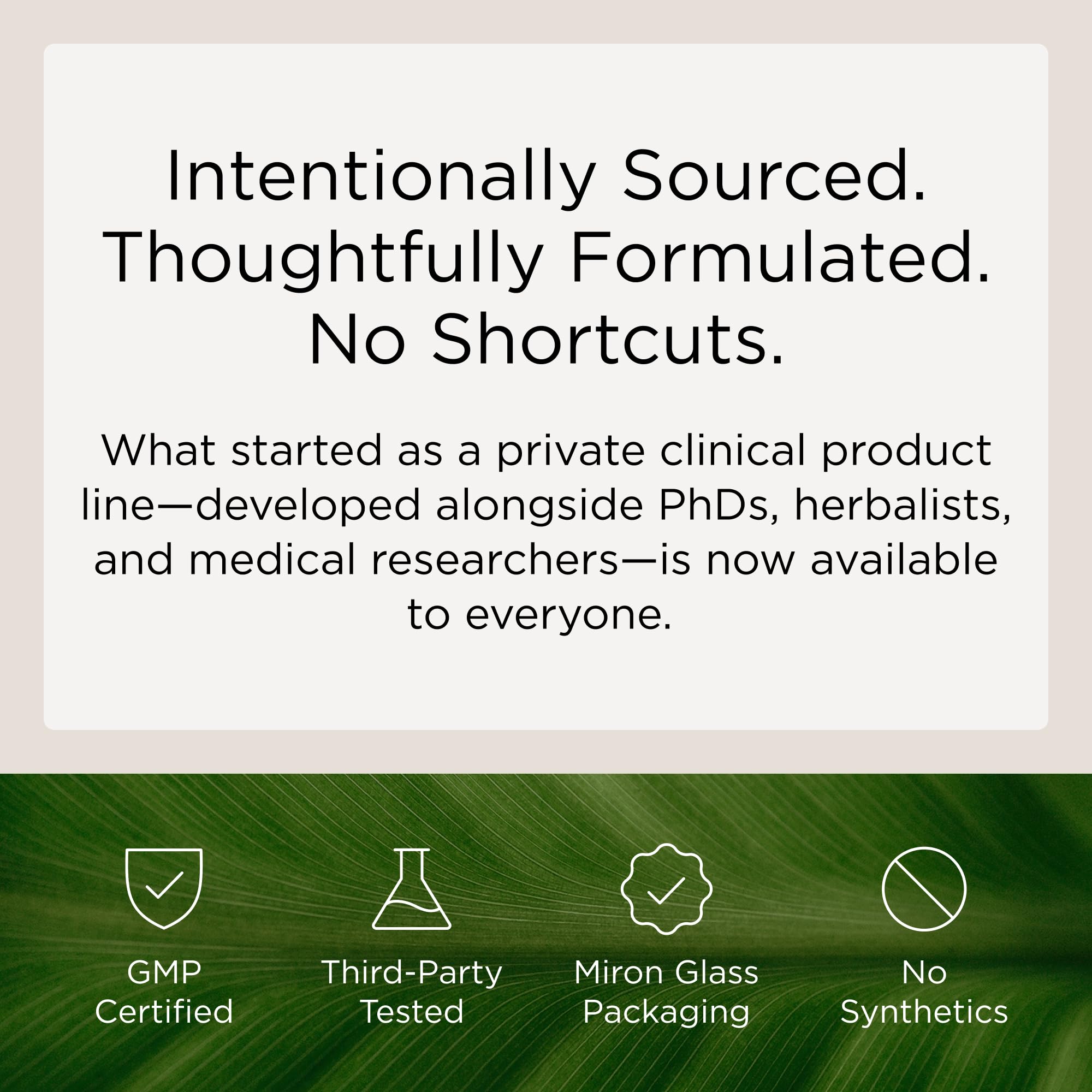 Zuma Nutrition Herbal Balance Tonic in a natural setting
