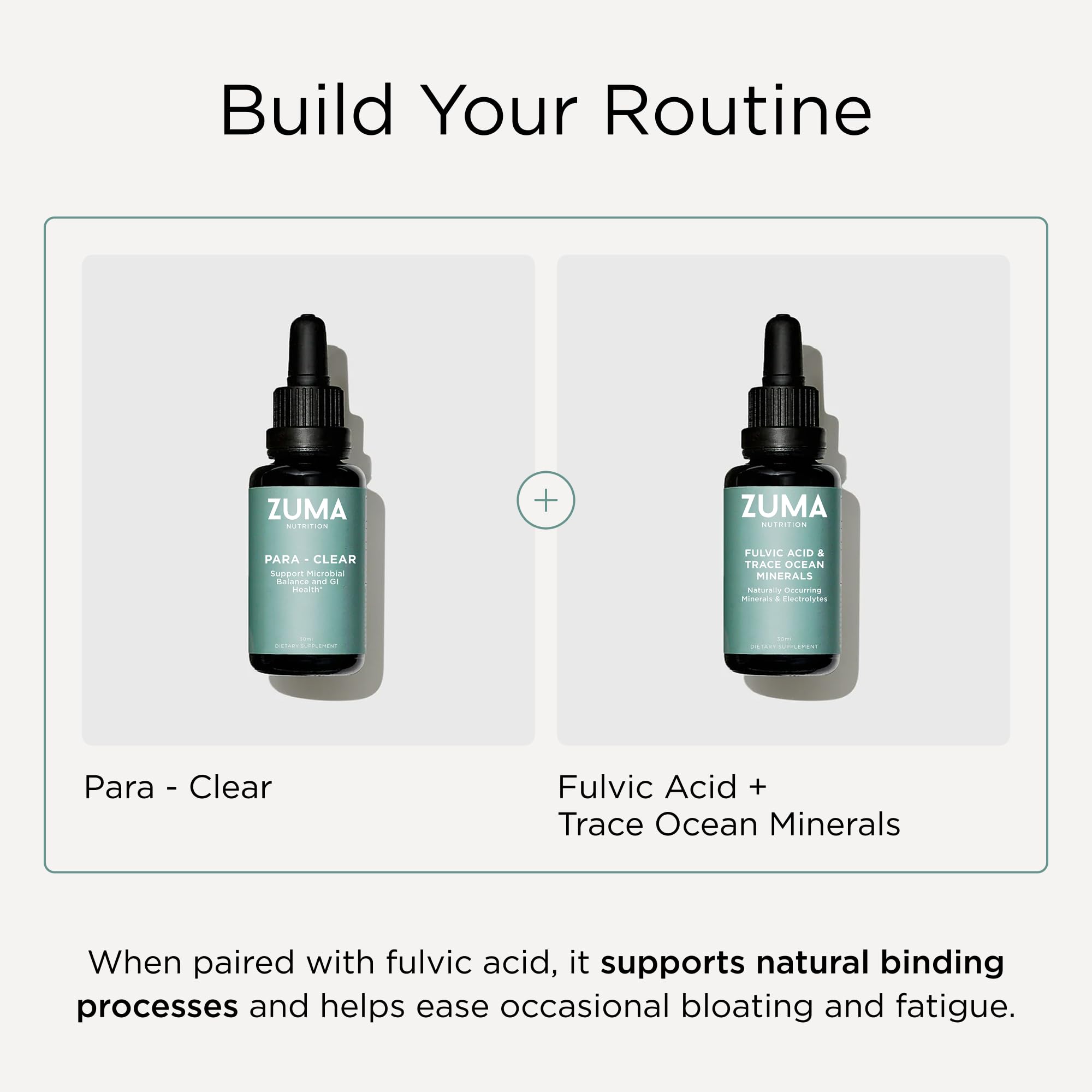 Zuma Nutrition Para-Clear herbal supplement on a kitchen counter