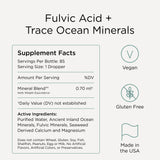 Zuma Nutrition Pure Fulvic Blend 181g bottle cap opened showing liquid inside
