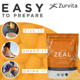 Zurvita Zeal for Life Classic Mango Nutritional Drink Mix lifestyle shot
