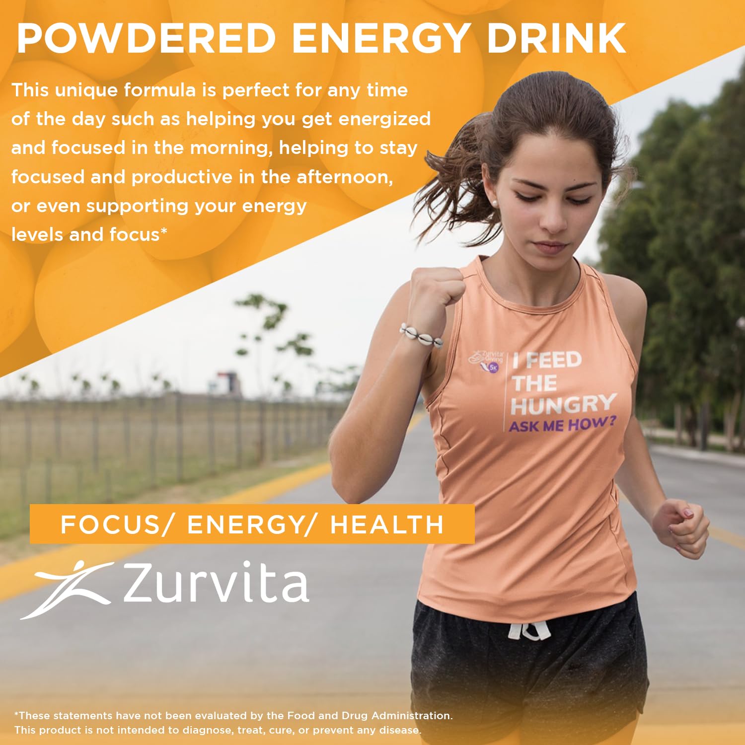 Zurvita Zeal for Life Classic Mango Nutritional Drink Mix nutritional information