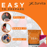 Zurvita Zeal for Life Wellness Wild Berry powder lifestyle scene