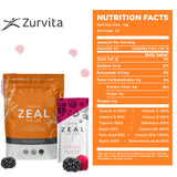 Zurvita Zeal for Life Wellness Wild Berry powder packaging