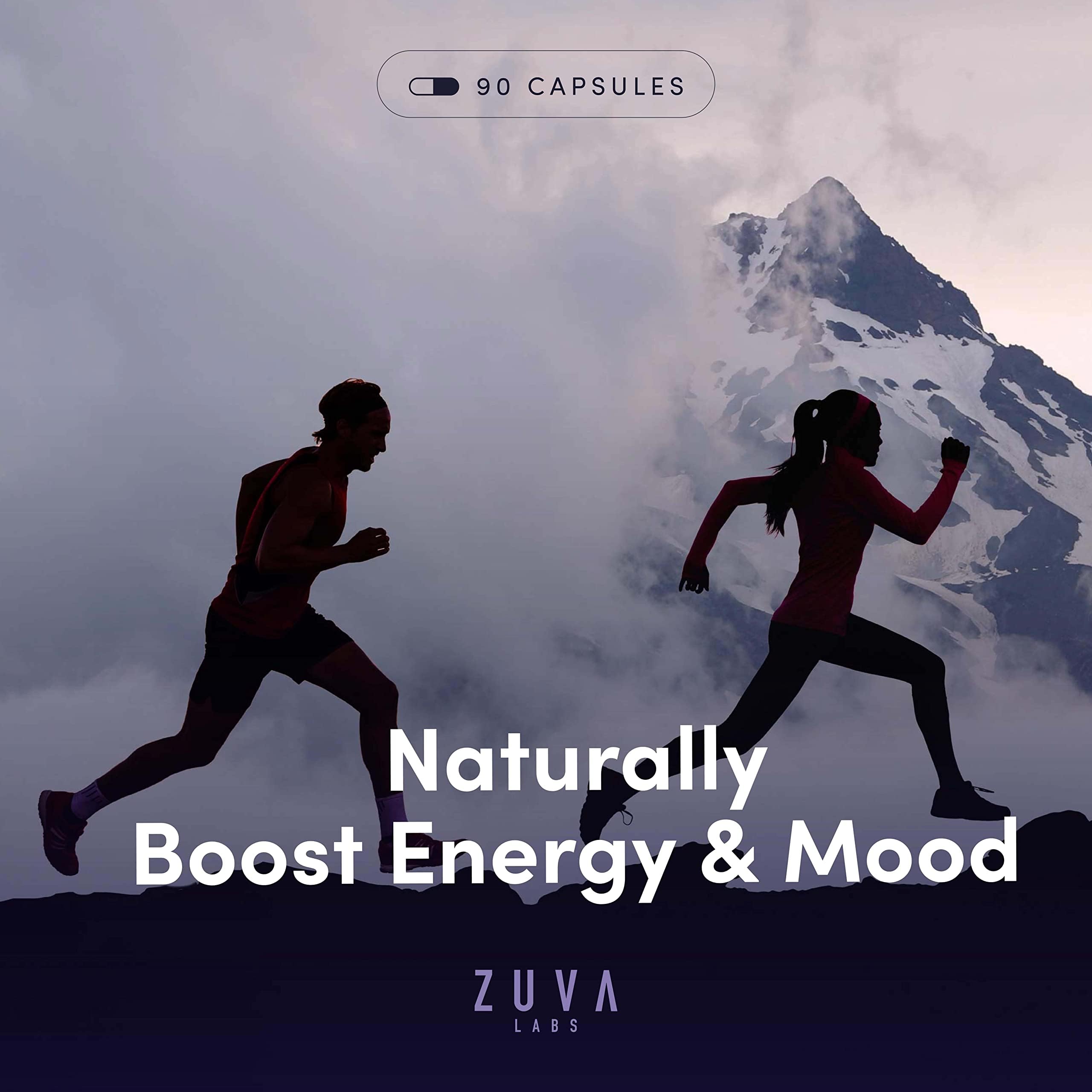 ZuvaLabs Saffron Extract Capsules with measuring spoon