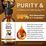 ZUZOKKAHA Black Walnut Liquid Drops 500mg packaging
