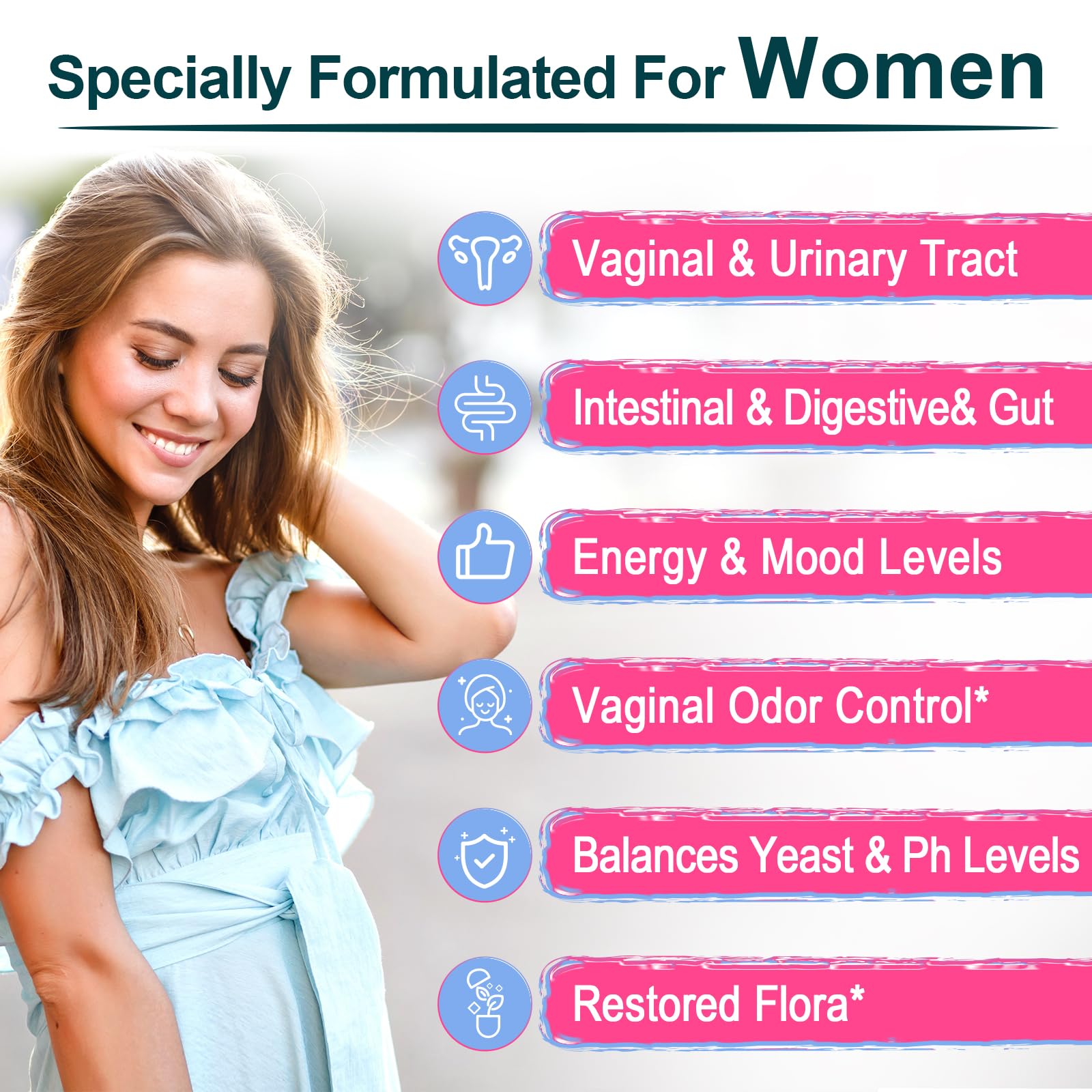 Zwllood Vaginal Probiotics bottle with 60 capsules
