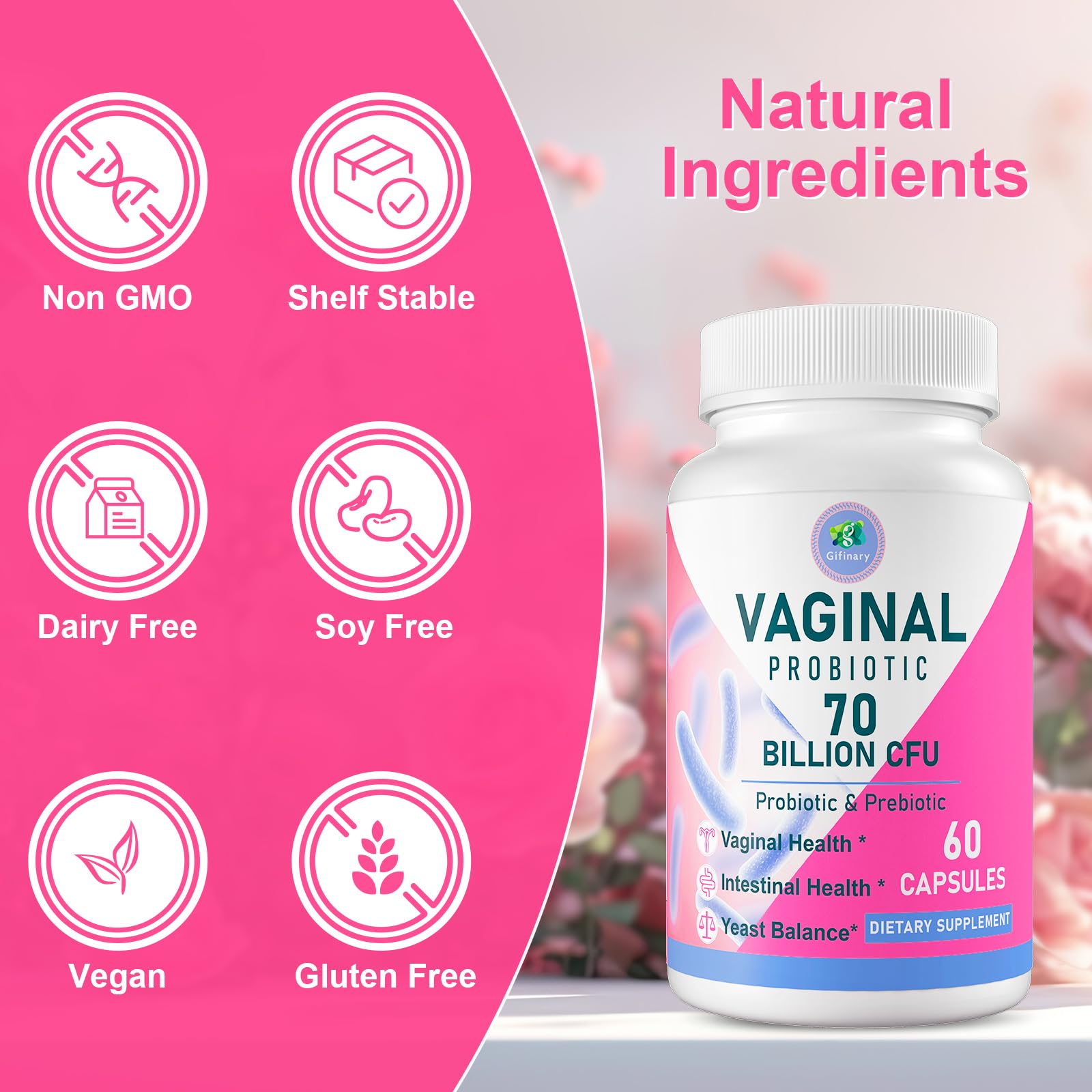 Zwllood Vaginal Probiotics showing capsule size