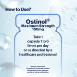 ZYCAL Ostinol Bone & Joint Supplement 150mg close-up of capsules
