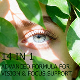 ZYGCDZ Eye Support Supplement with a measuring spoon for dosage
