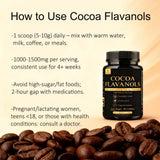 ZYGCDZ Flavonoid Powder 240g back view with nutritional information