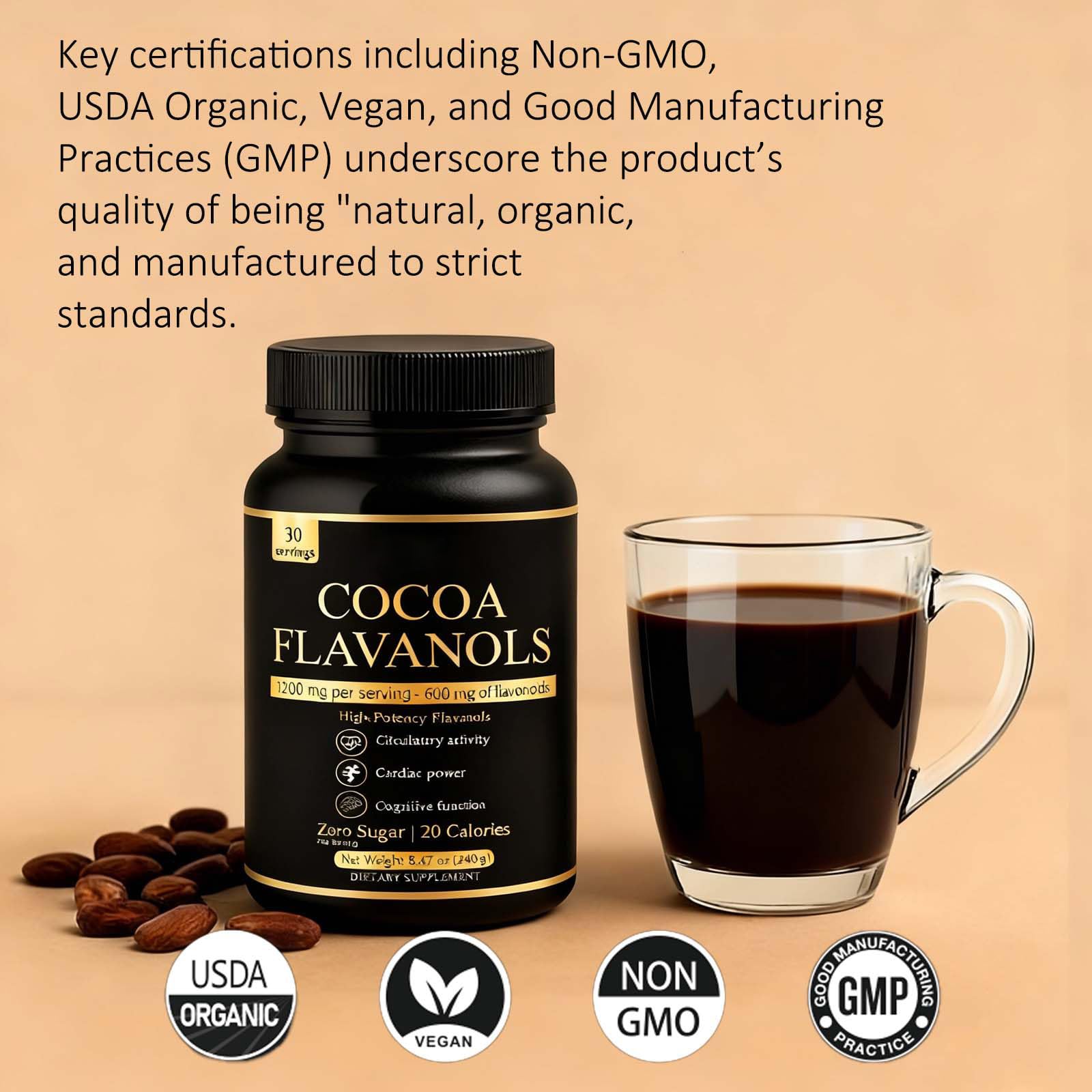 ZYGCDZ Flavonoid Powder 240g displayed with other supplements