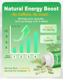 ZyliaVitaX Moringa Capsules 800mg bottle on a wooden table