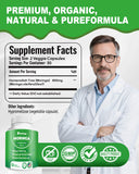 ZyliaVitaX Moringa Capsules 800mg bottle with water glass