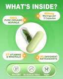 ZyliaVitaX Moringa Capsules 800mg side view showing label