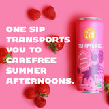 ZYN Turmeric Curcumin Supplement Drink lifestyle scene