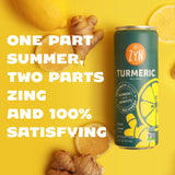 ZYN Turmeric Curcumin Supplement Drink nutritional information