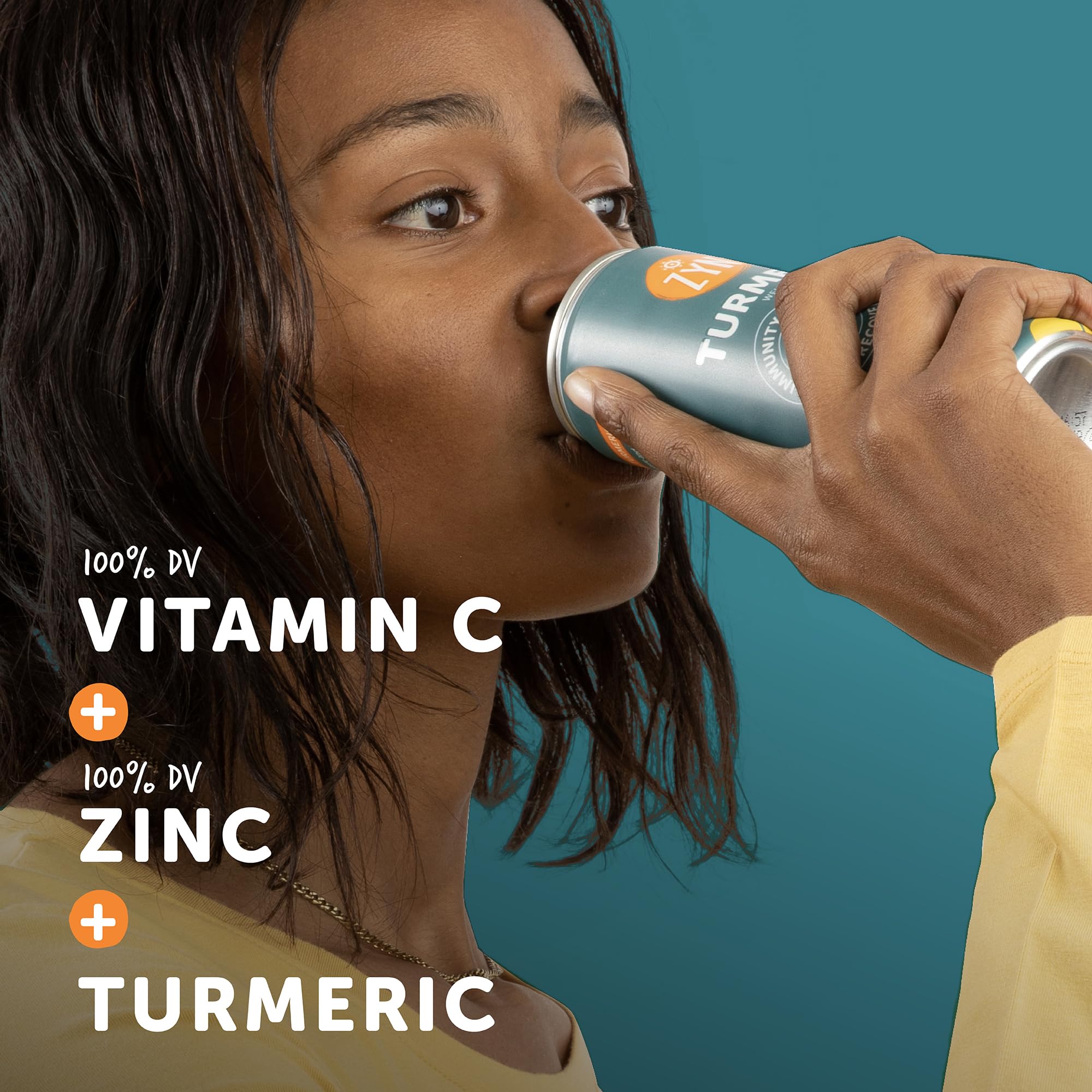 ZYN Turmeric Curcumin Supplement Drink packaging