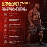 ZyterX Creatine Gummies bottle side view
