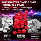 ZyterX Creatine Gummies ingredients list on packaging
