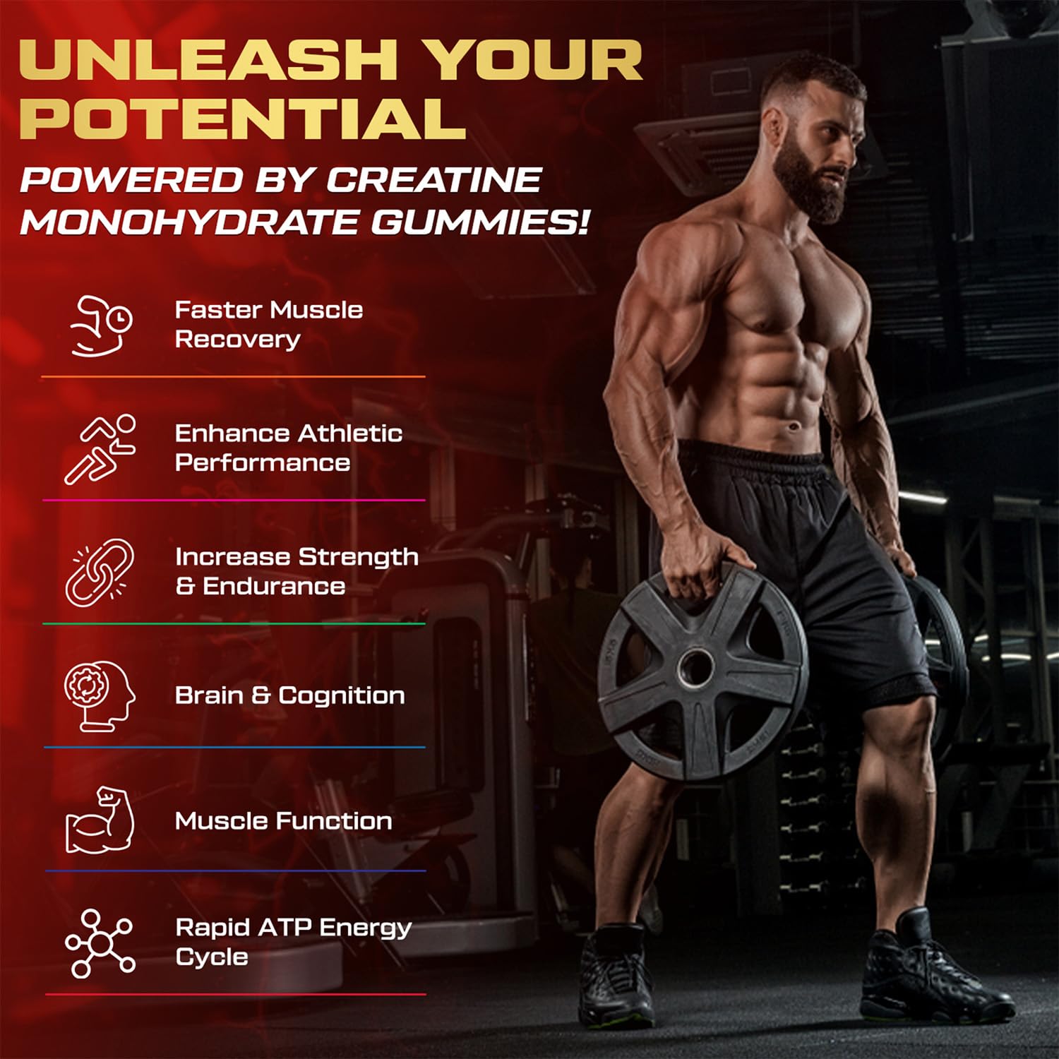 ZyterX Creatine Gummies nutritional information