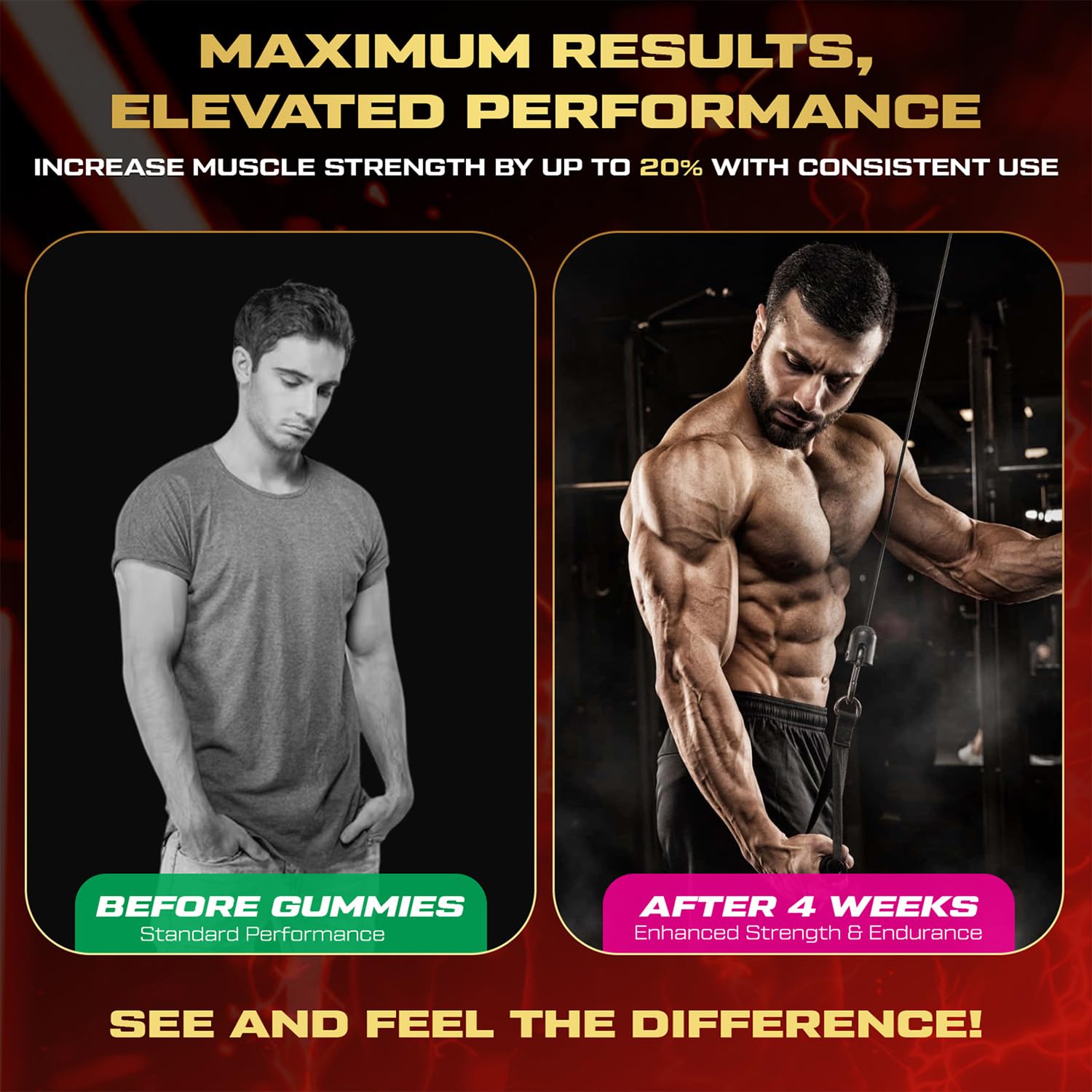ZyterX Creatine Gummies packaging side view
