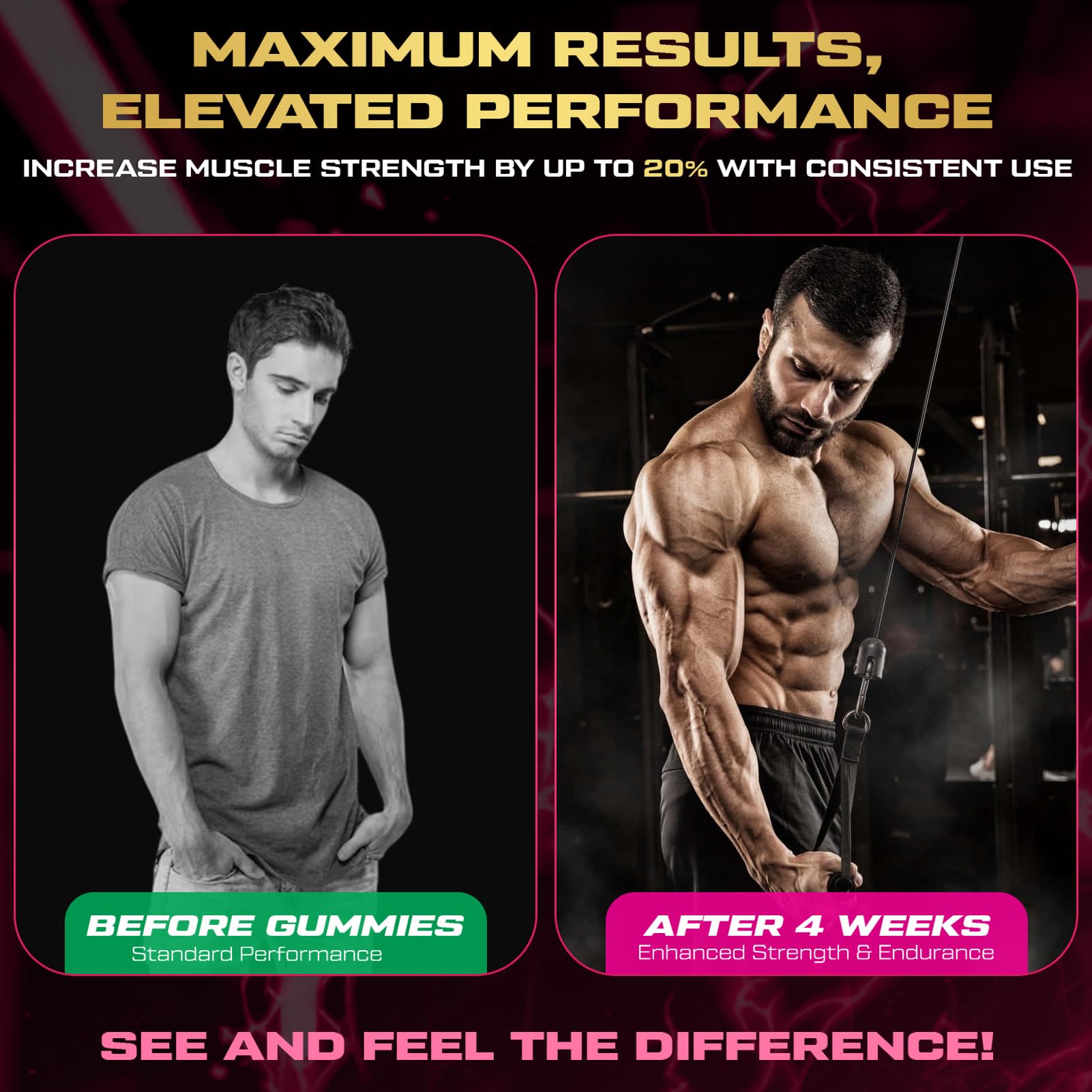 ZyterX Creatine Monohydrate Gummies in a hand