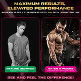 ZyterX Creatine Monohydrate Gummies in a hand