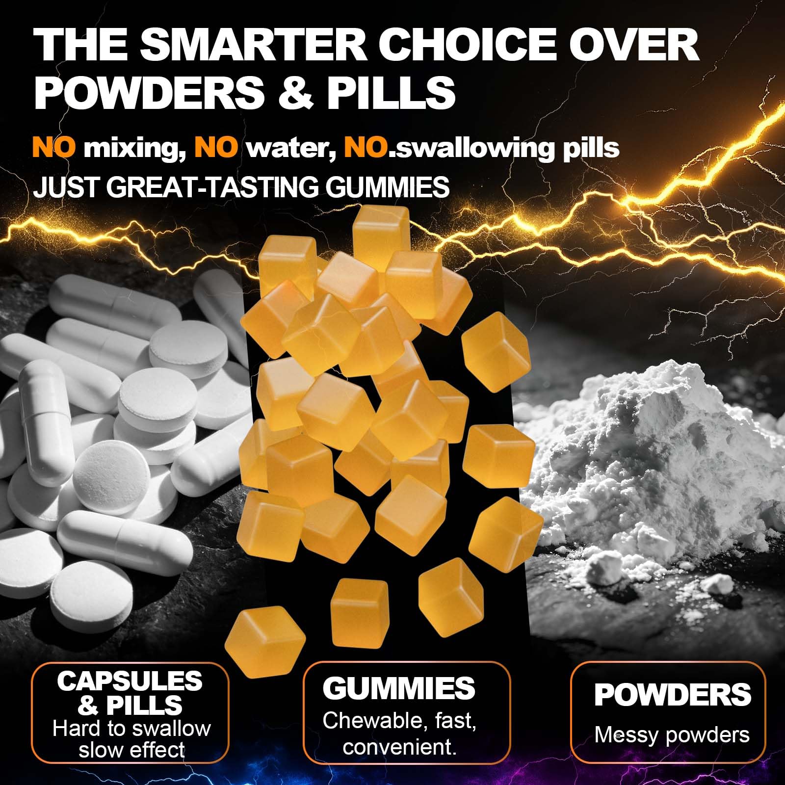 ZyterX Creatine Monohydrate Gummies in a travel bag