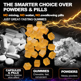 ZyterX Creatine Monohydrate Gummies in a travel bag
