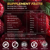 ZyterX Creatine Monohydrate Gummies on a gym bench