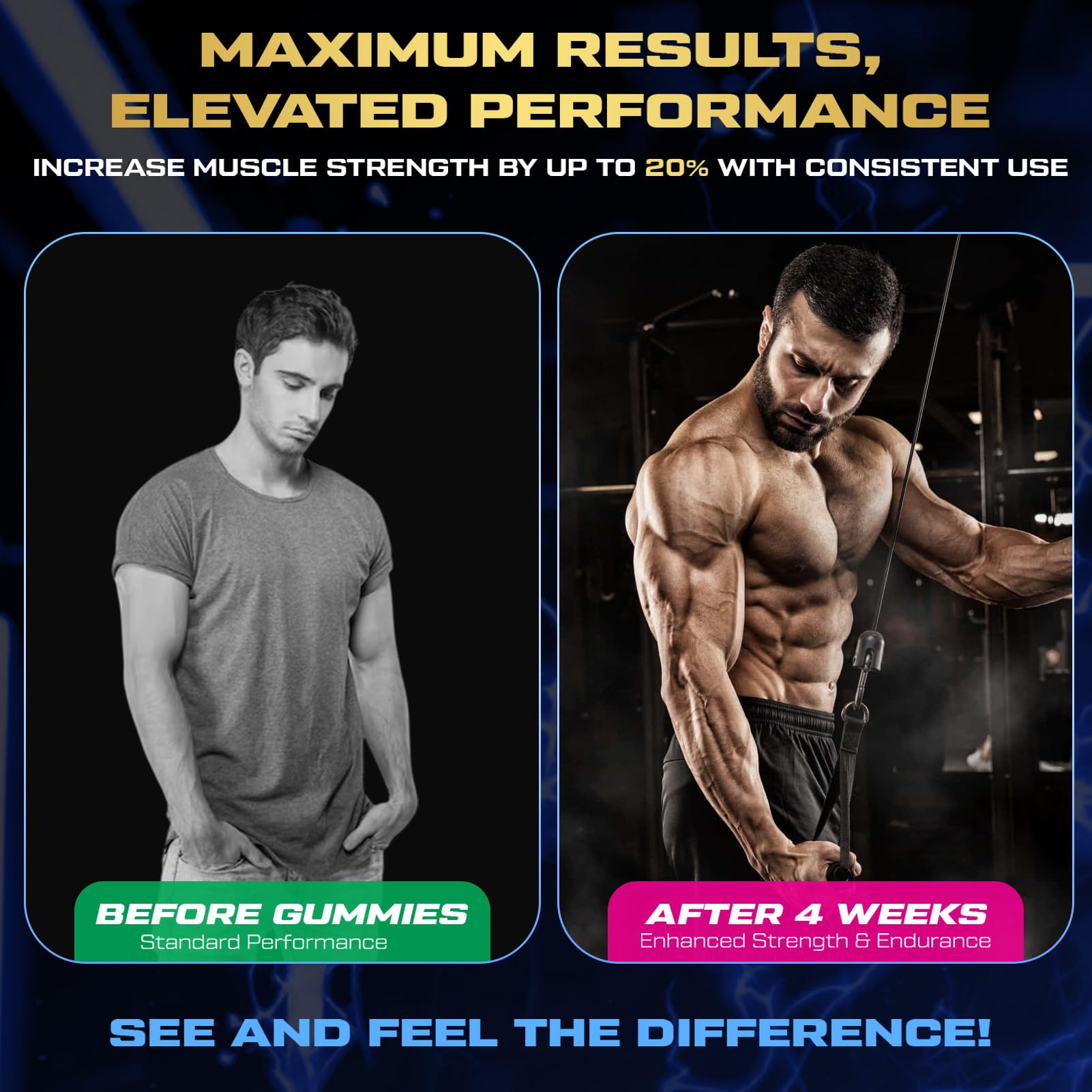ZyterX Creatine Monohydrate Gummies serving suggestion