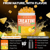 ZyterX Creatine Monohydrate Gummies with fresh fruits