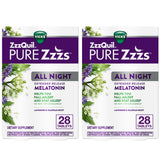 ZzzQuil Melatonin Sleep Aid 2mg bi-layer tablets front view