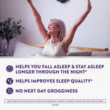 ZzzQuil Melatonin Sleep Aid 2mg tablets on bedside table