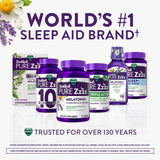 ZzzQuil Melatonin Sleep Aid 2mg tablets with chamomile flowers