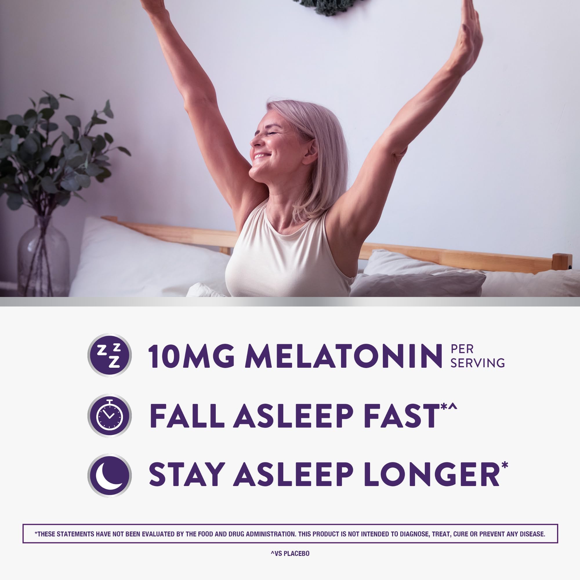 ZzzQuil PURE Zzzs Advanced 10mg Melatonin Gummies berry flavour