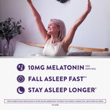 ZzzQuil PURE Zzzs Advanced 10mg Melatonin Gummies berry flavour